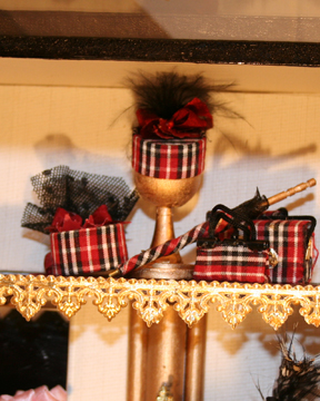Black and red plaid hats