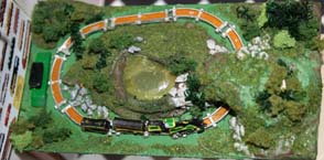 birdeyeview model railroad